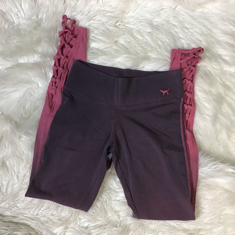 PINK Victoria's Secret ombre‎ Leggings nwot
